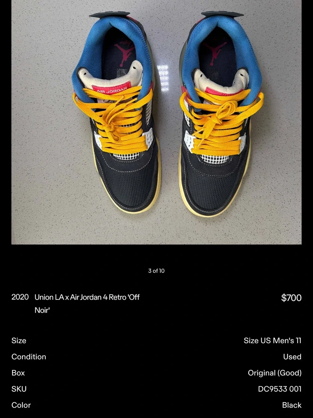 Jordan lightly worn
